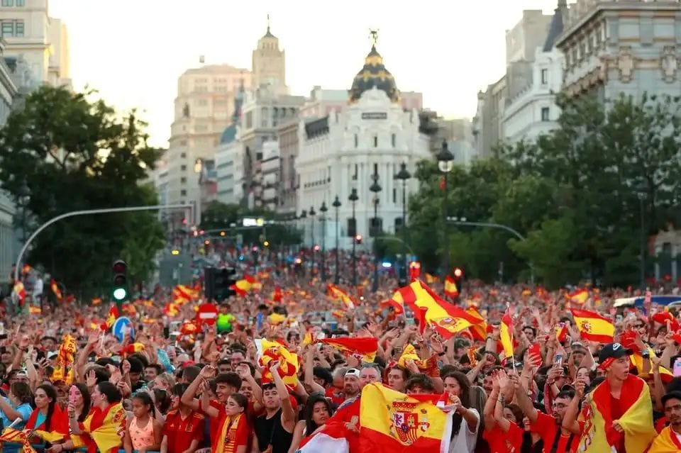 La celebración de España campeona del Mundial