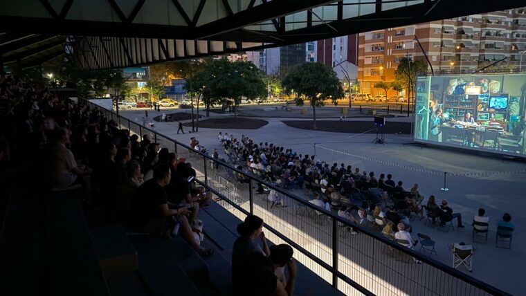 Cine al aire libre en el Canòdrom