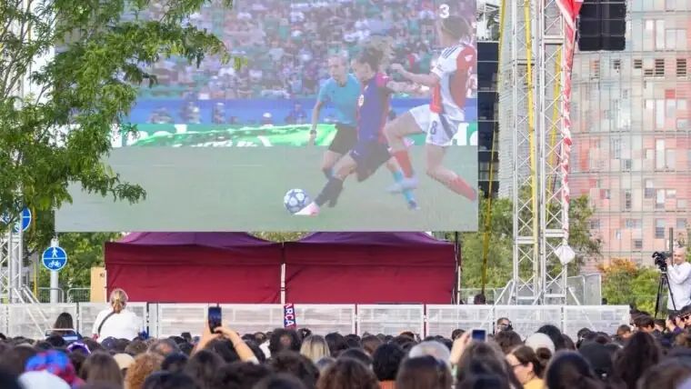 Retransmisión del partido FC Barcelona vs. OL Lyonnes