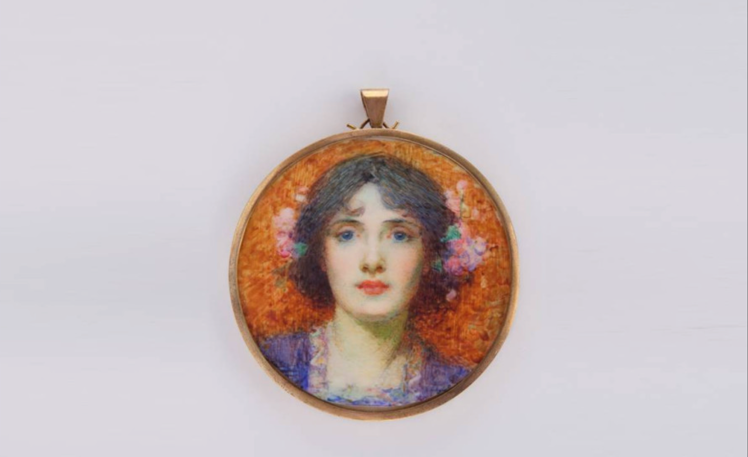 Miniatura. Retrat de Melisande. Evelyn Byam Shaw. Anglaterra c. 1915. MADB 7906. Fotografia: CRBMC - Enric Gracia