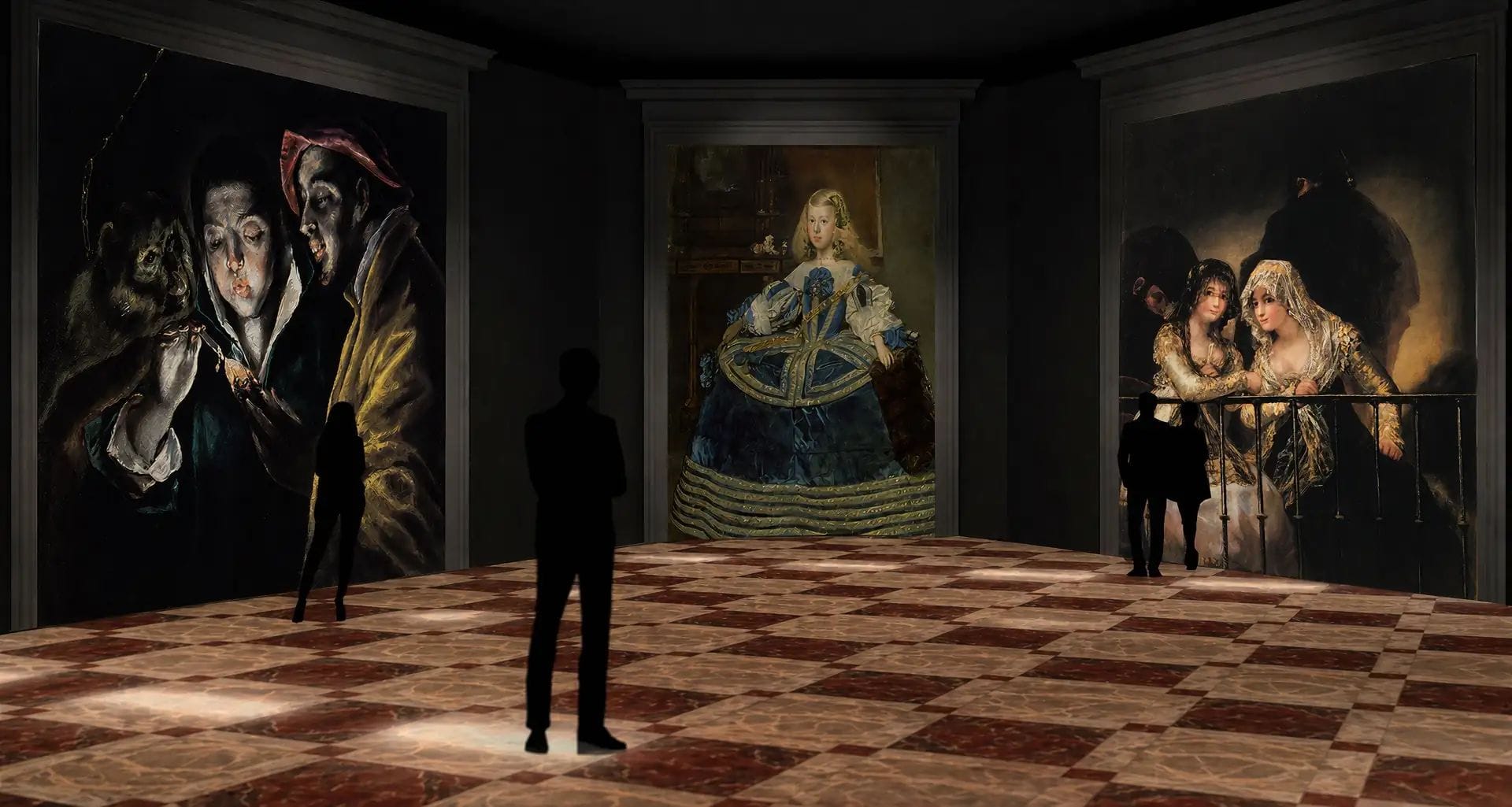 Exposición inmersiva «El Greco, Velázquez, Goya: La Triada Inmortal»