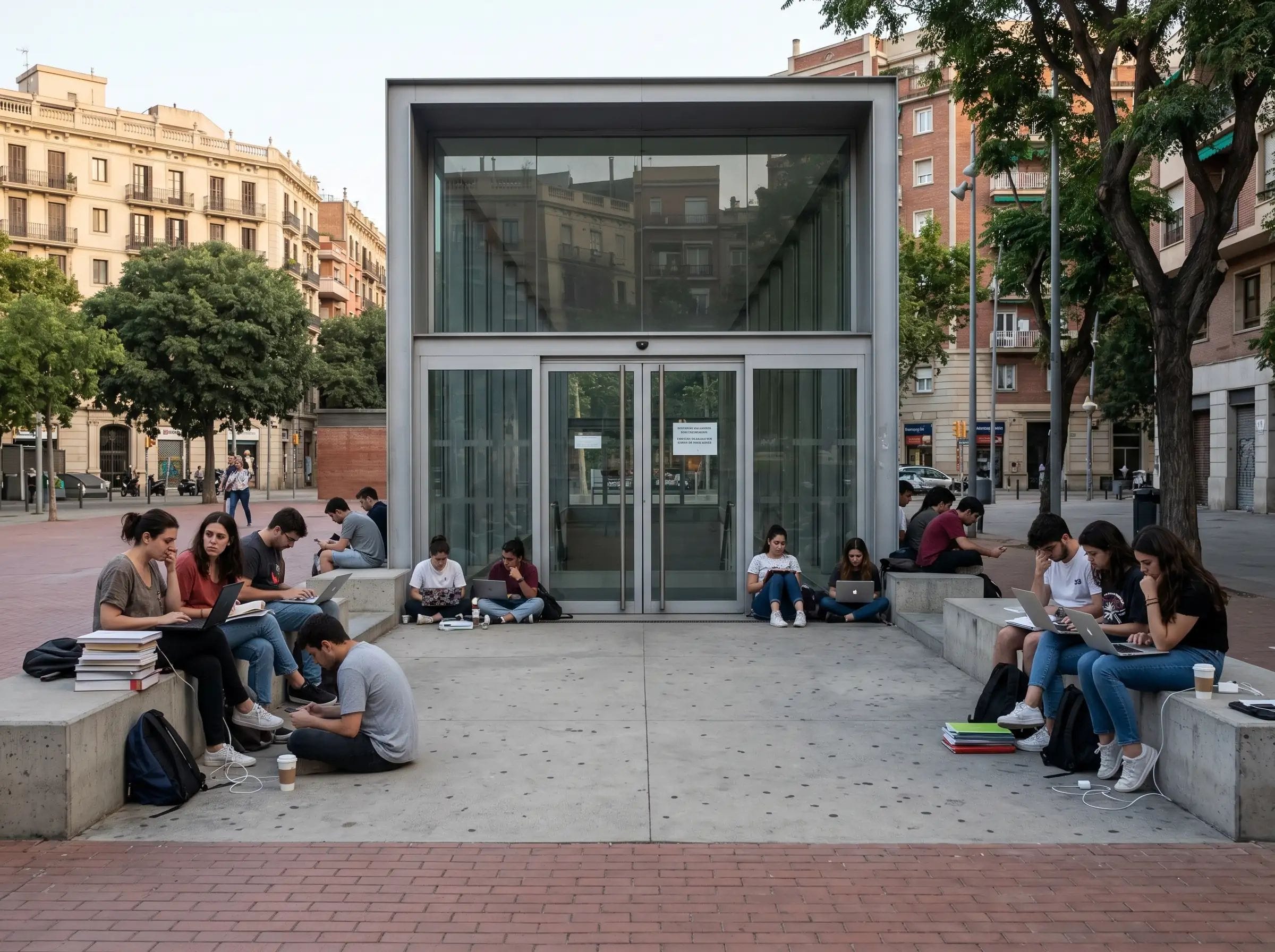 La vaga a les biblioteques de Barcelona amenaça la Selectivitat