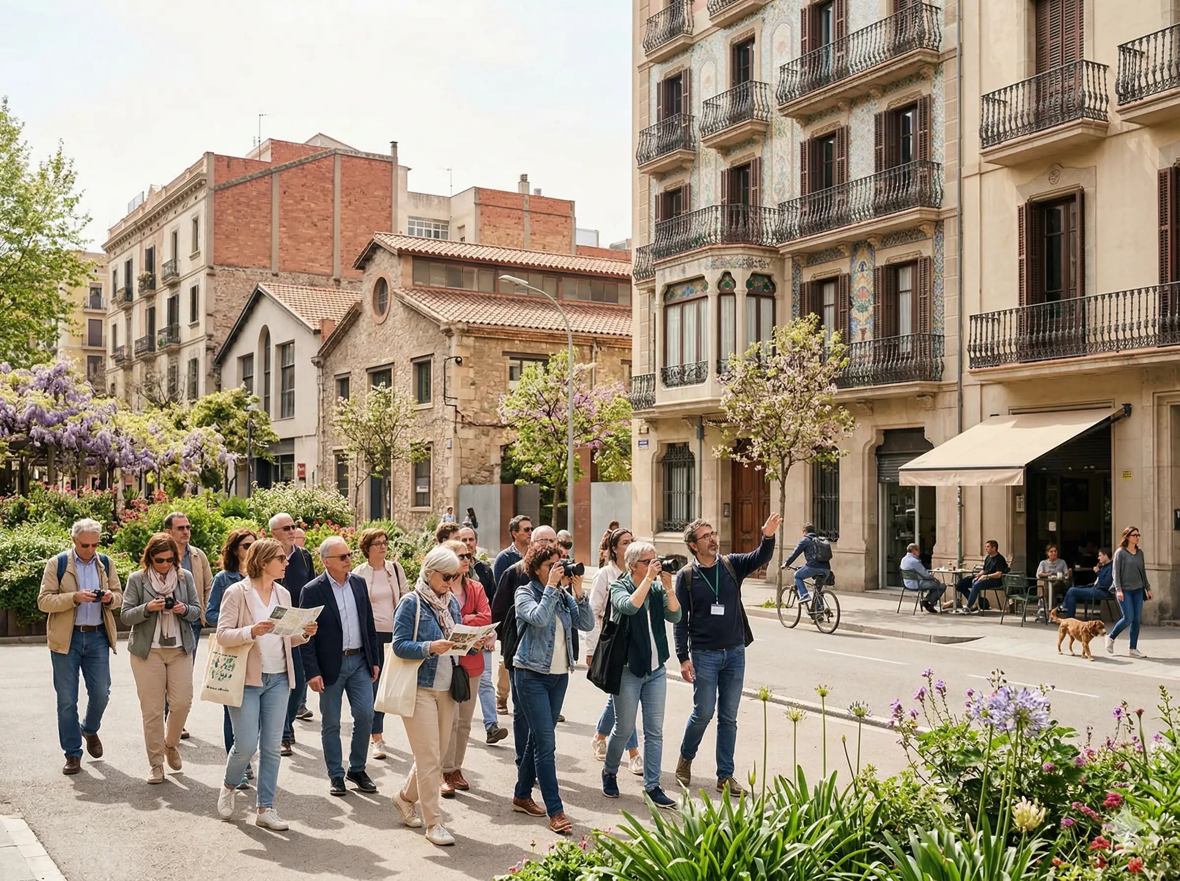 Què fer a Sants-Montjuïc a l'abril: rutes, tallers i espais ocults de l'arquitectura de Barcelona