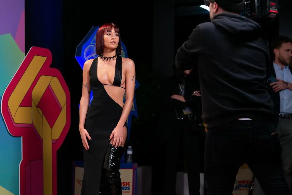 Aitana assisteix a la catifa vermella als "LOS40 Music Awards Santander 2023"