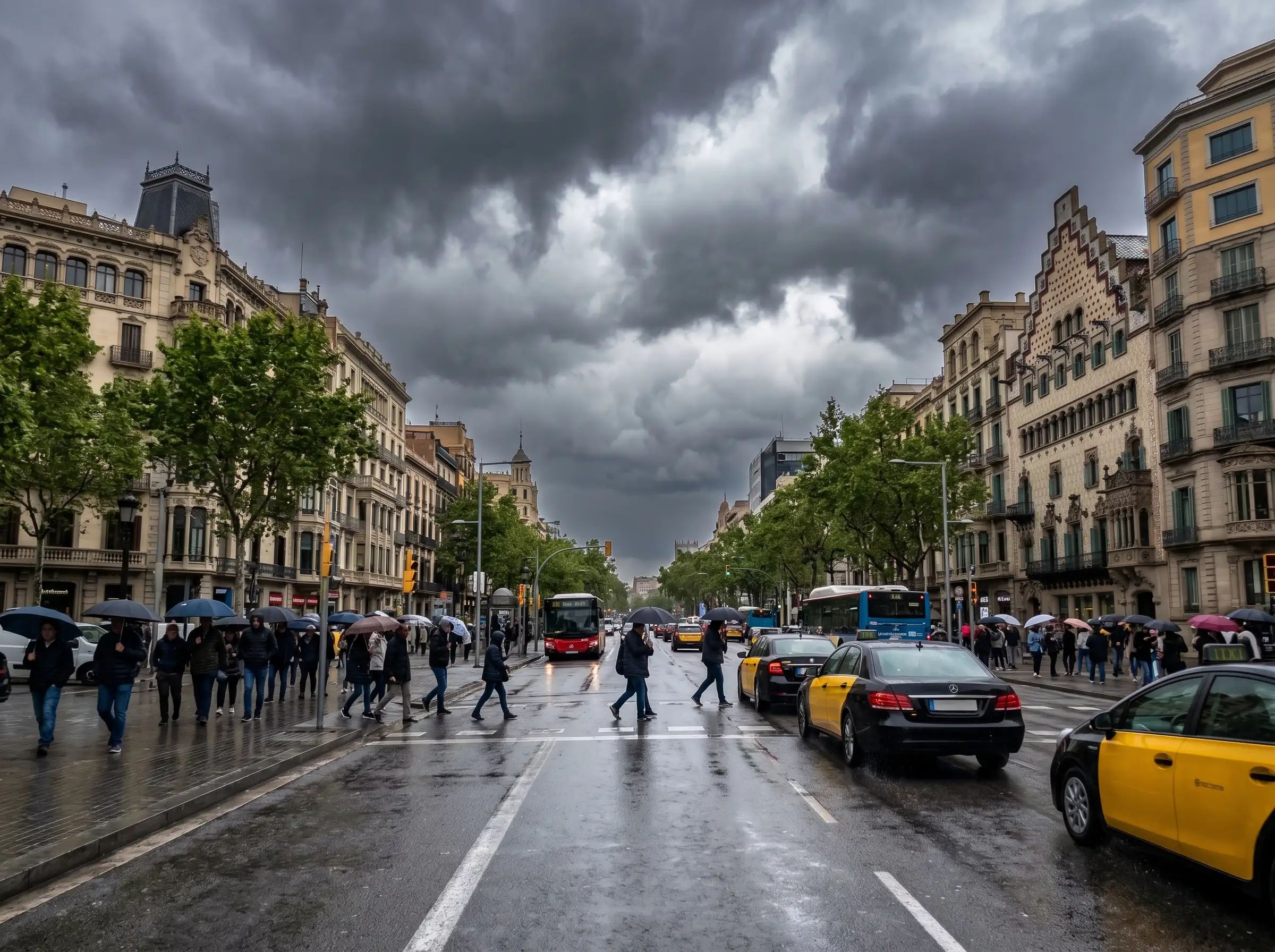 Barcelona se prepara para una semana de frío polar y lluvias inesperadas
