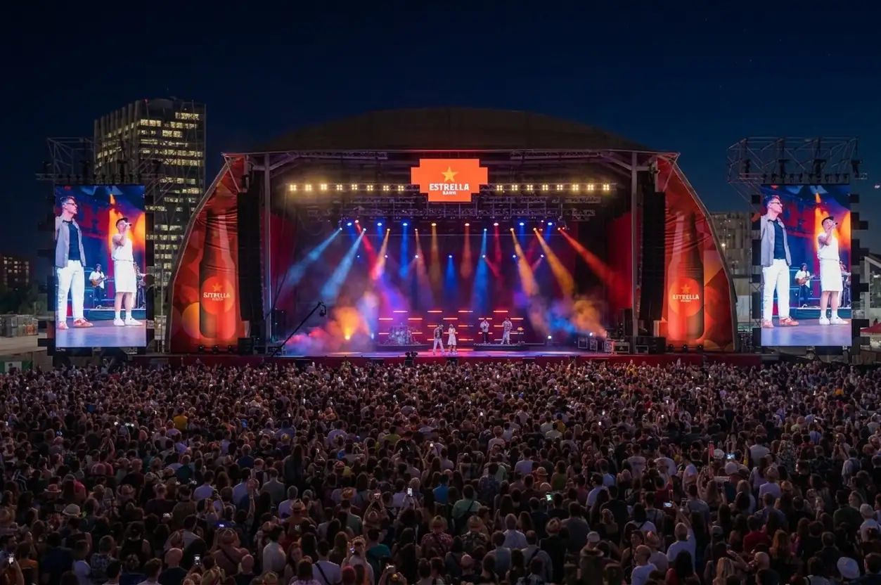 Celebració dels 150 anys d'Estrella Damm al Parc del Fòrum