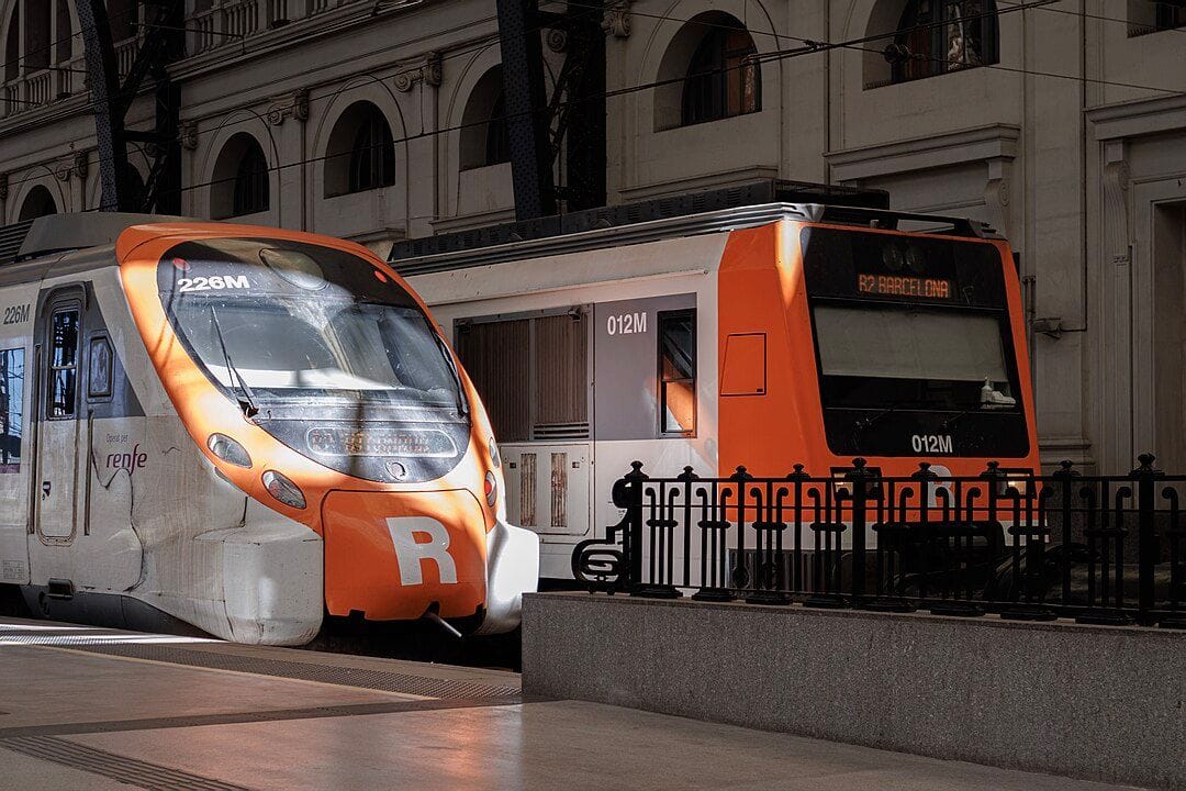 Corte total en Rodalies R1 y RG1 entre Barcelona y Badalona por obras en enero