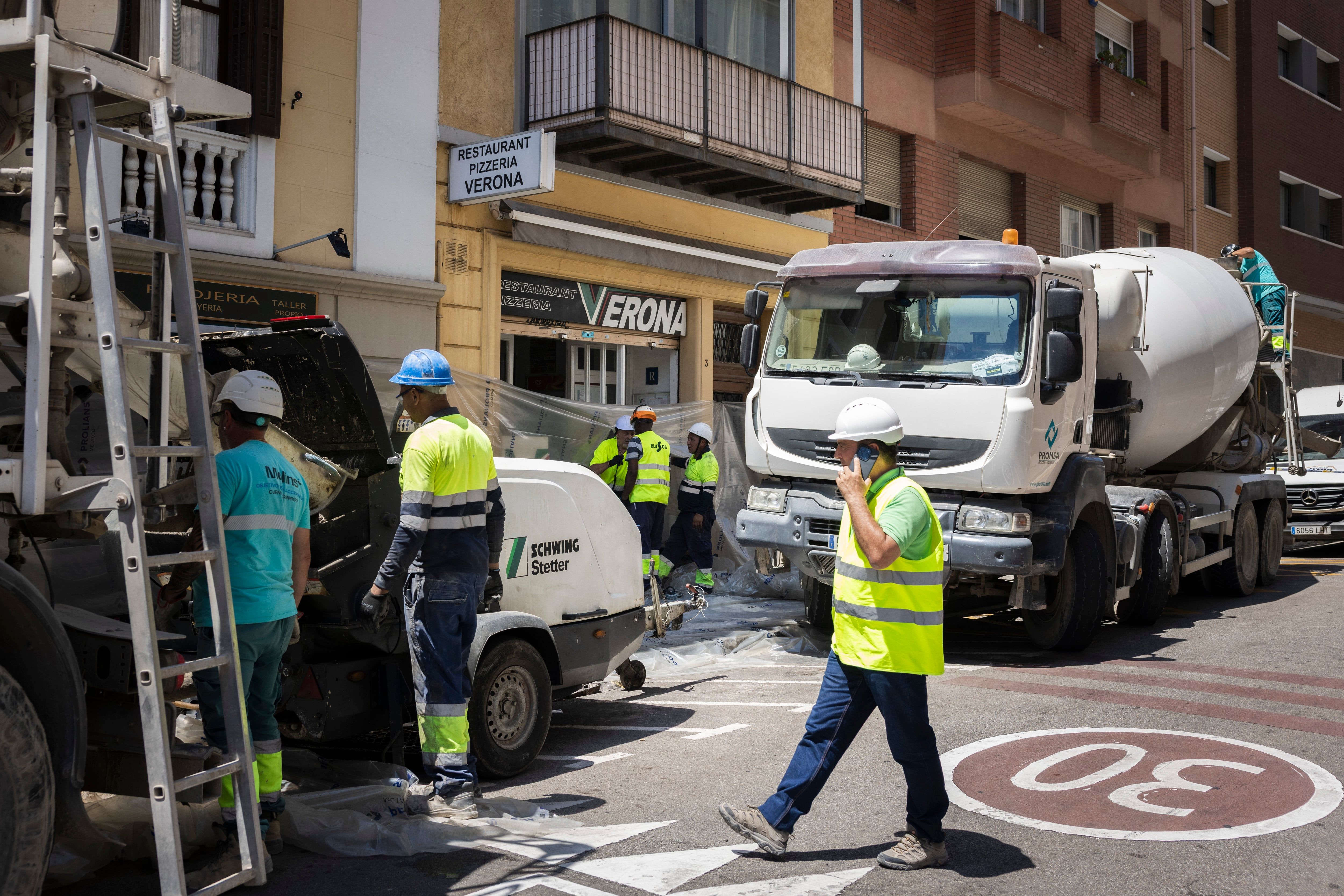 La tuneladora de la L9 continua aturada vuit setmanes després del socavó de Sant Gervasi
