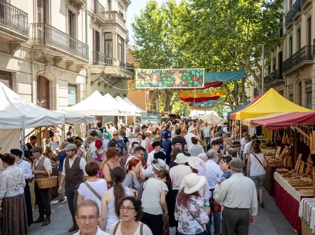 Canet de Mar torna al 1900 amb tres dies de fira modernista