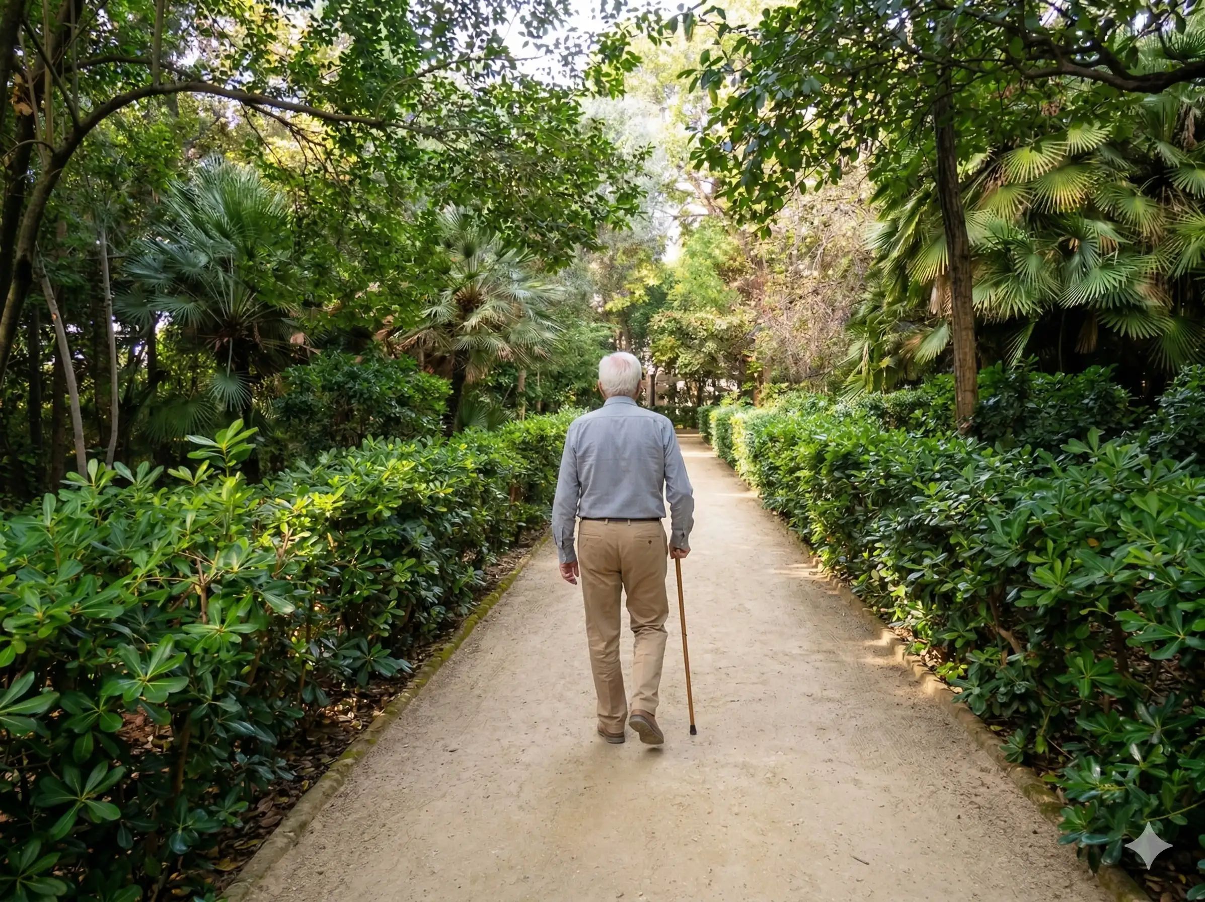 Jardín de los Cipreses en Montjuïc