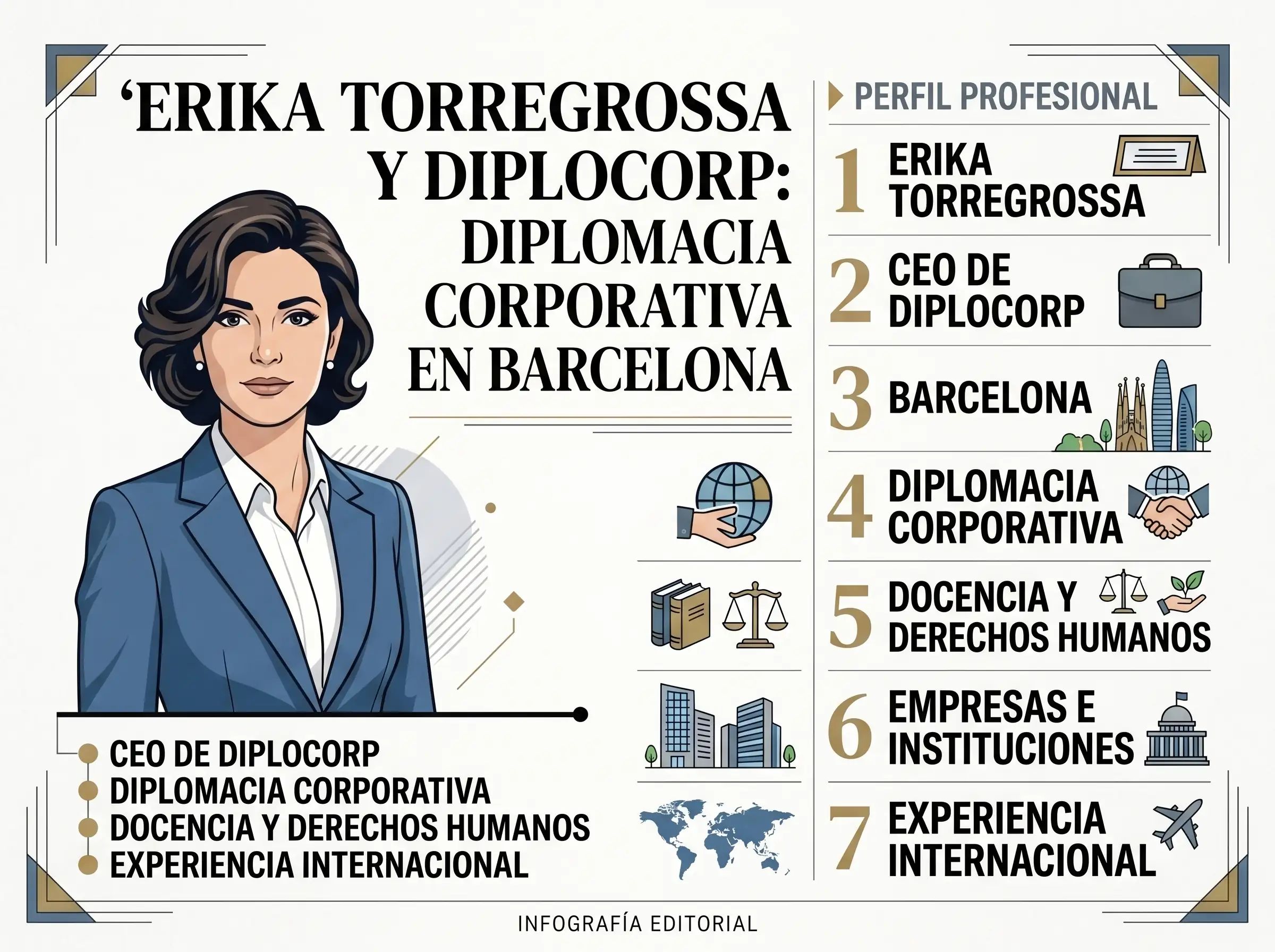 Erika Torregrossa impulsa desde Barcelona una nueva diplomacia corporativa entre empresas e instituciones