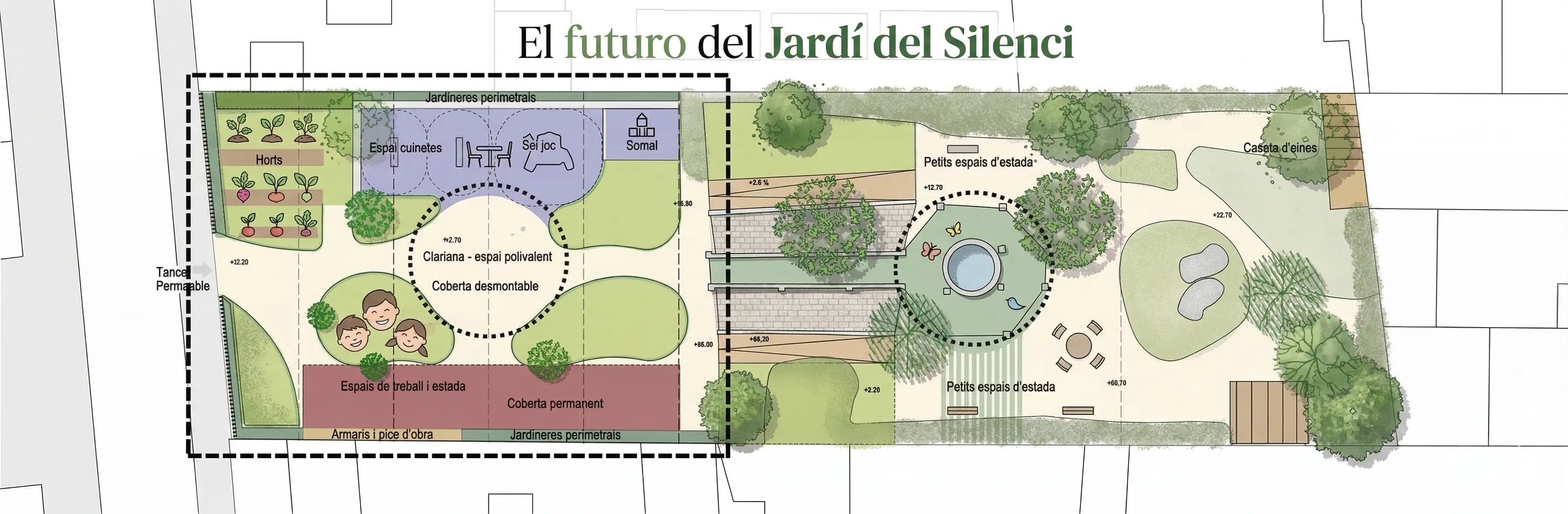 reforma del Jardí del Silenci