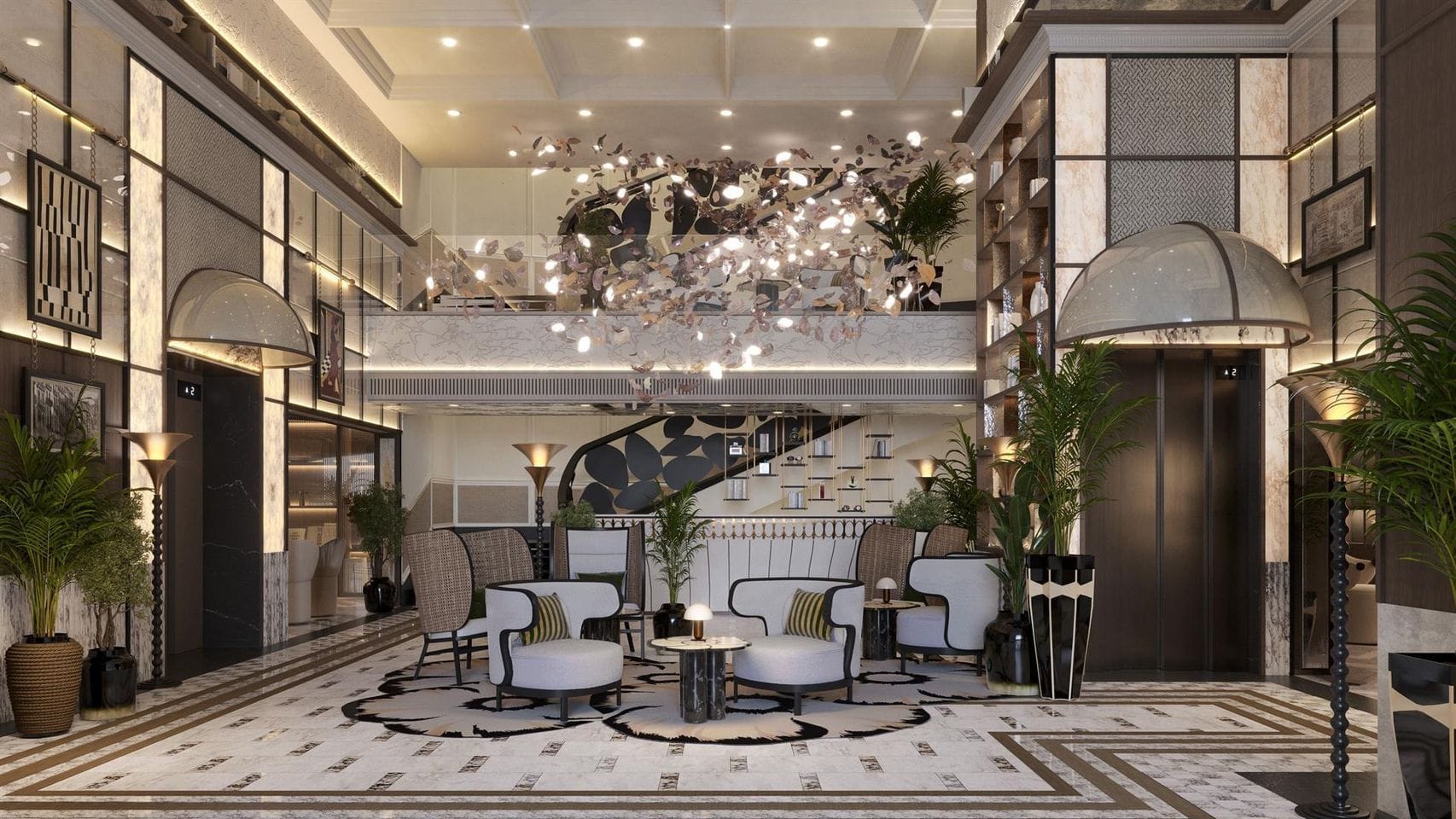 Interior del hotel Bless Barcelona