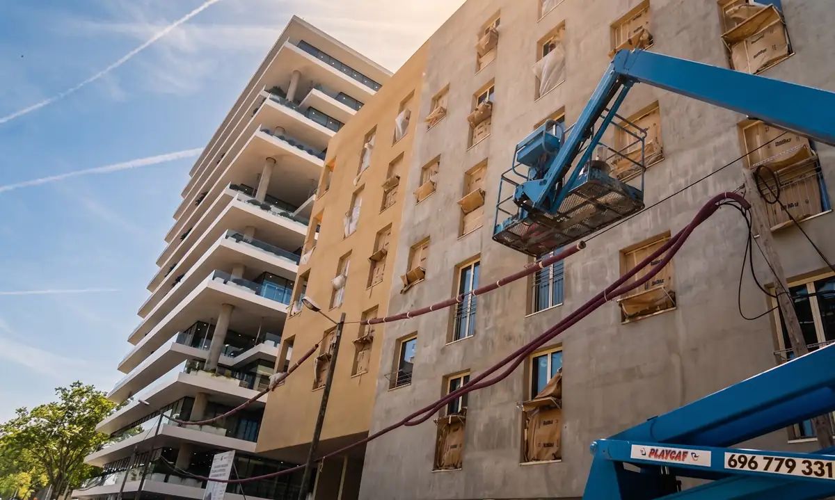 Promoción de pisos de alquiler social en la Illa Sibèria del Poblenou de Barcelona