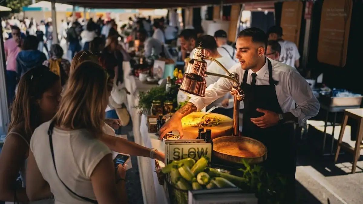 Ambient en una edició anterior del Tast a la Rambla