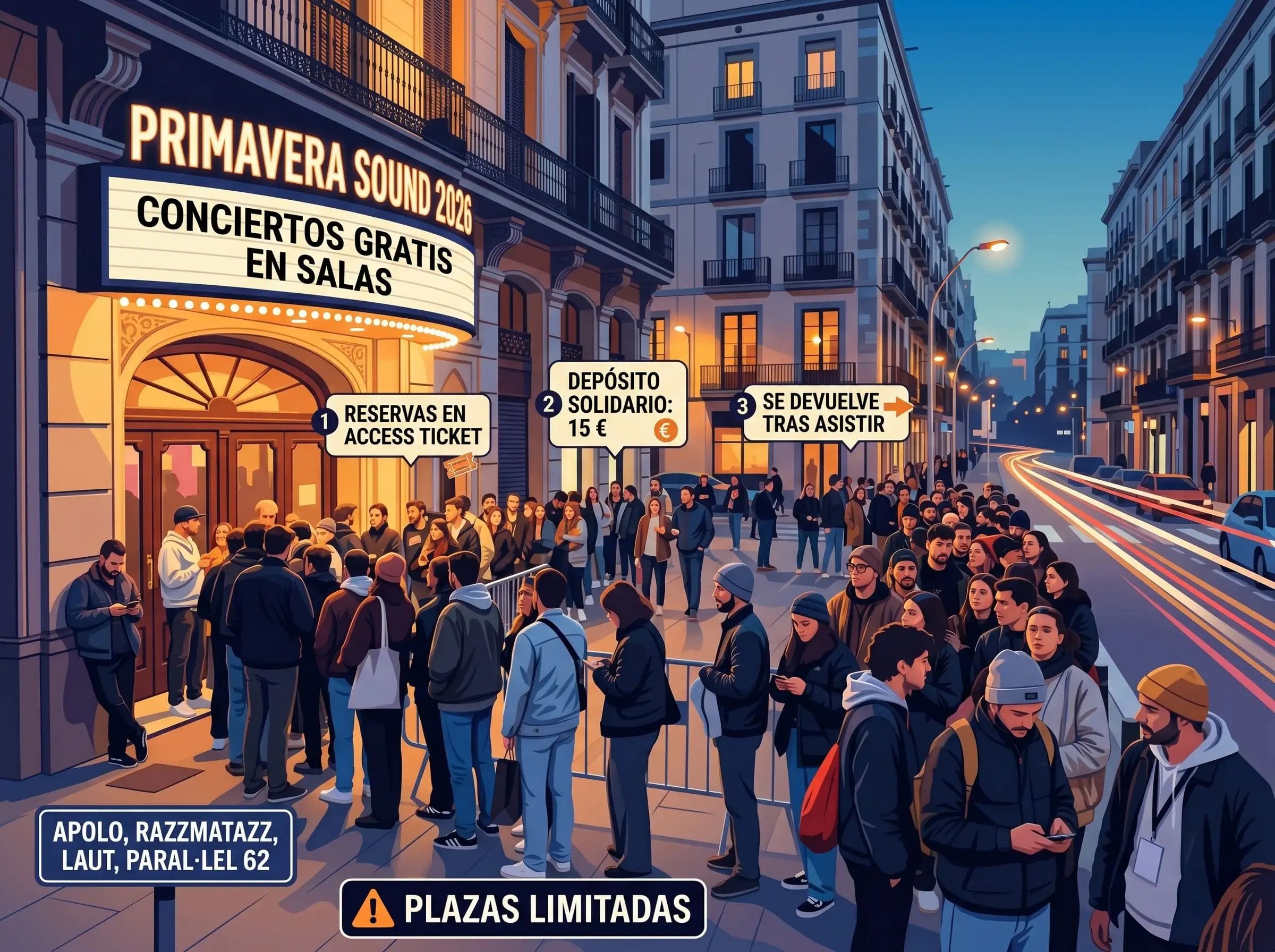 Cómo conseguir entradas gratis para los conciertos del Primavera Sound 2026 en Barcelona