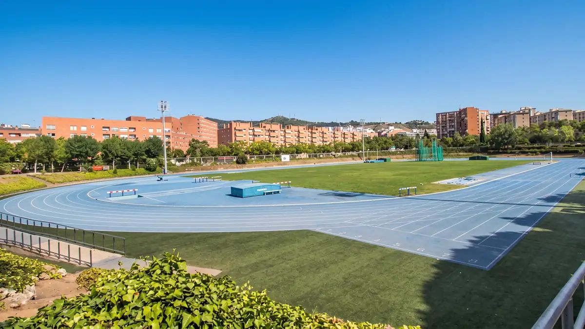 Las pistas de atletismo de Can Dragó de Barcelona