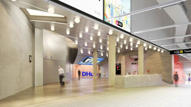Glòries estrenarà en 2026 la primera entrada al metro integrada en un museu