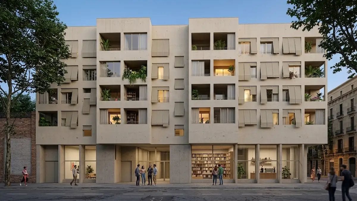 Barcelona entrega 42 pisos asequibles en la calle Badajos