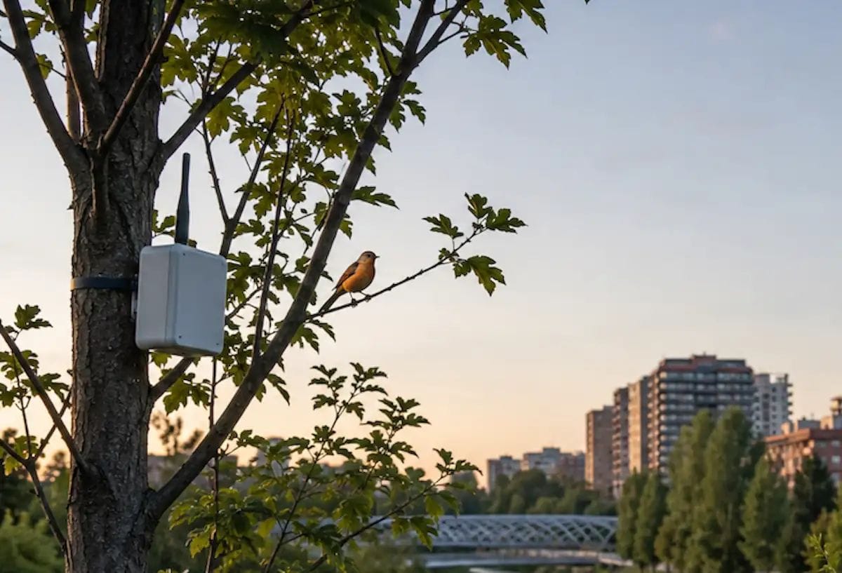 Madrid instal·la sensors amb IA per seguir ocells i ratpenats les 24 hores