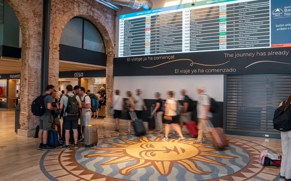 L'estació Barcelona Nord