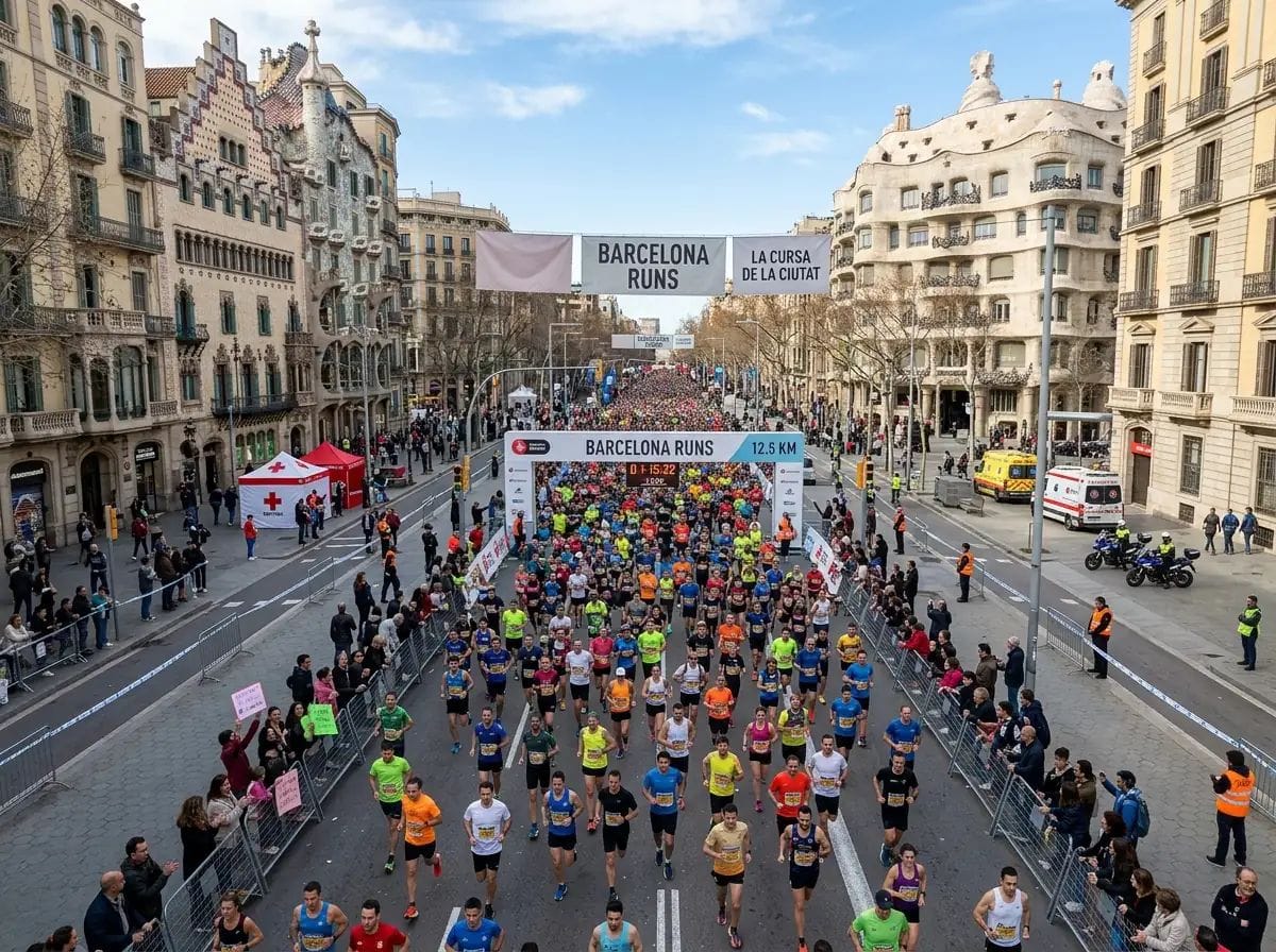 Barcelona tancarà el centre per la Cursa El Corte Inglés amb 50.000 corredors i 40 autobusos afectats