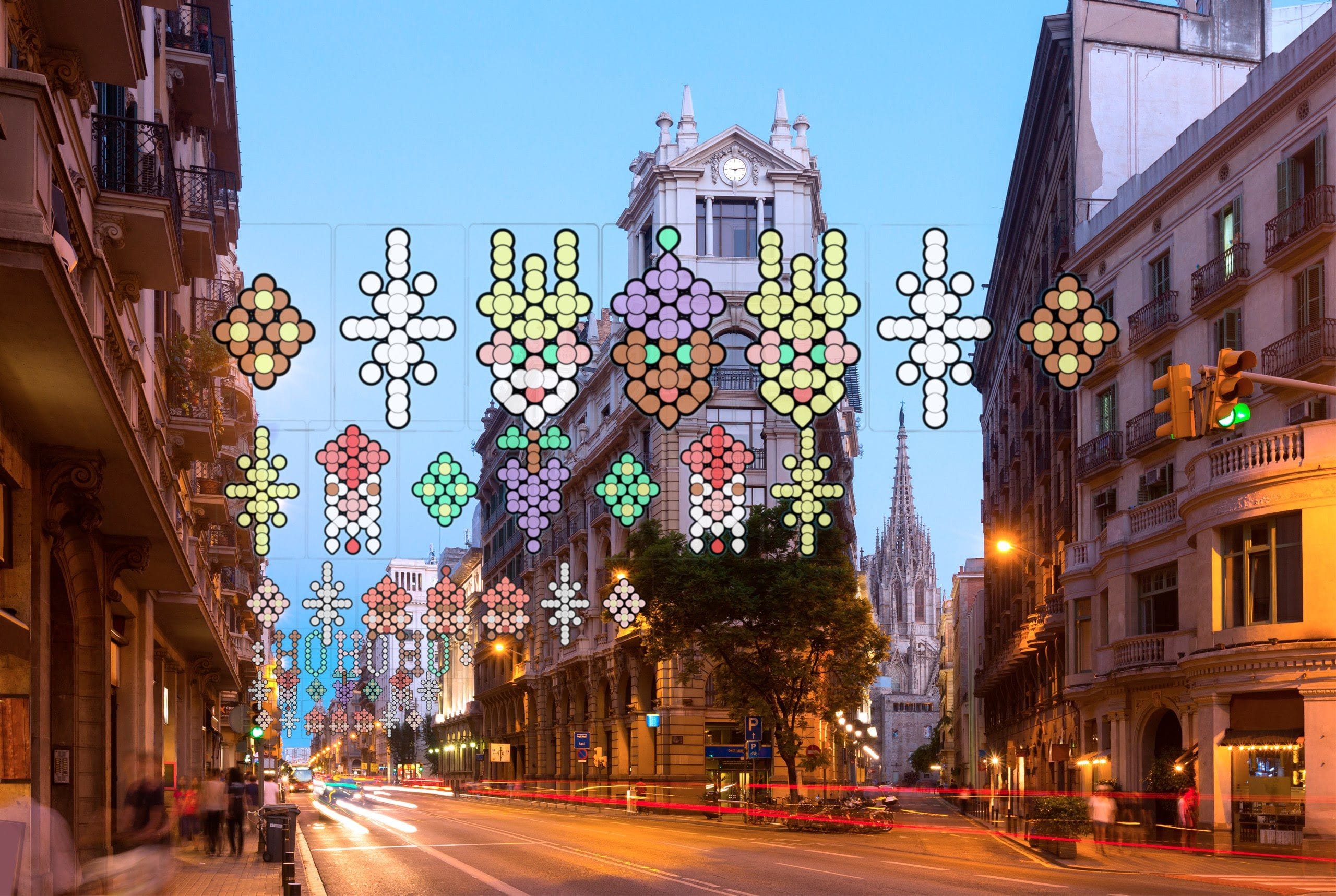 Barcelona estrena «Llums de Nadal»: cinc dissenys d'autor per a una il·luminació nadalenca única i renovada