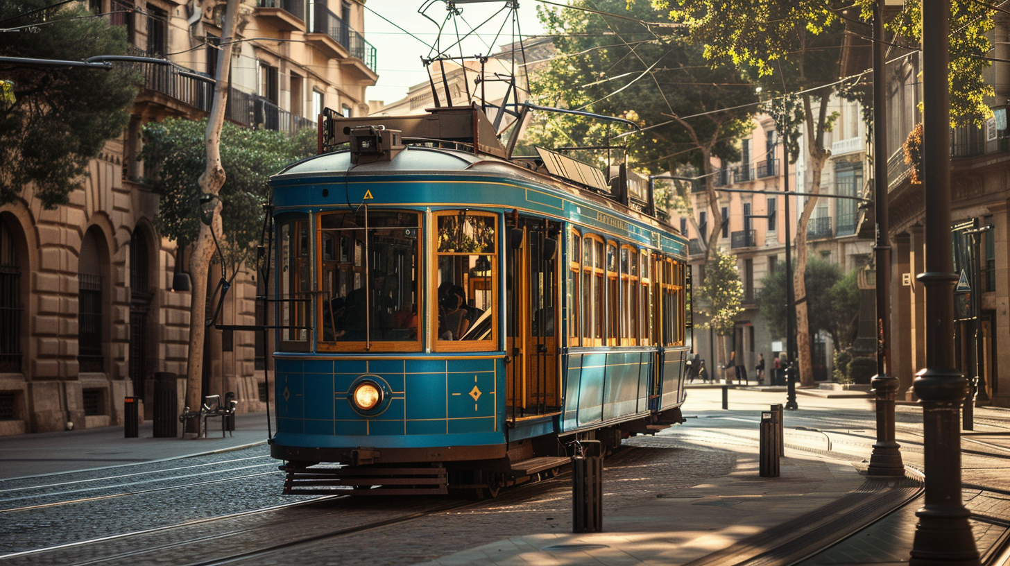 Barcelona planeja exhibir un vagó històric del Tramvia Blau a la plaça Kennedy