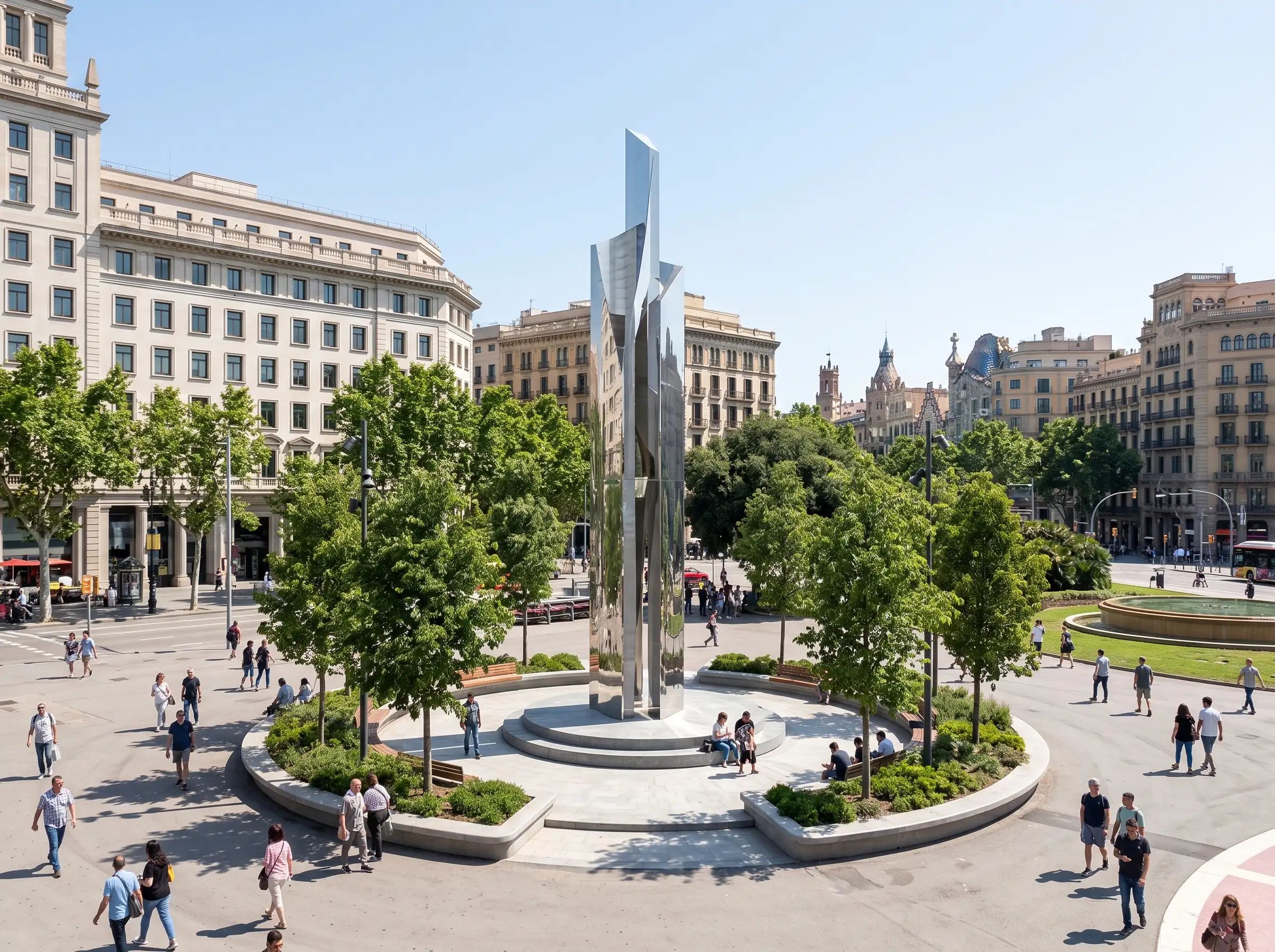 Barcelona levantará monumentos a Cerdà, Freddie Mercury y Montserrat Caballé