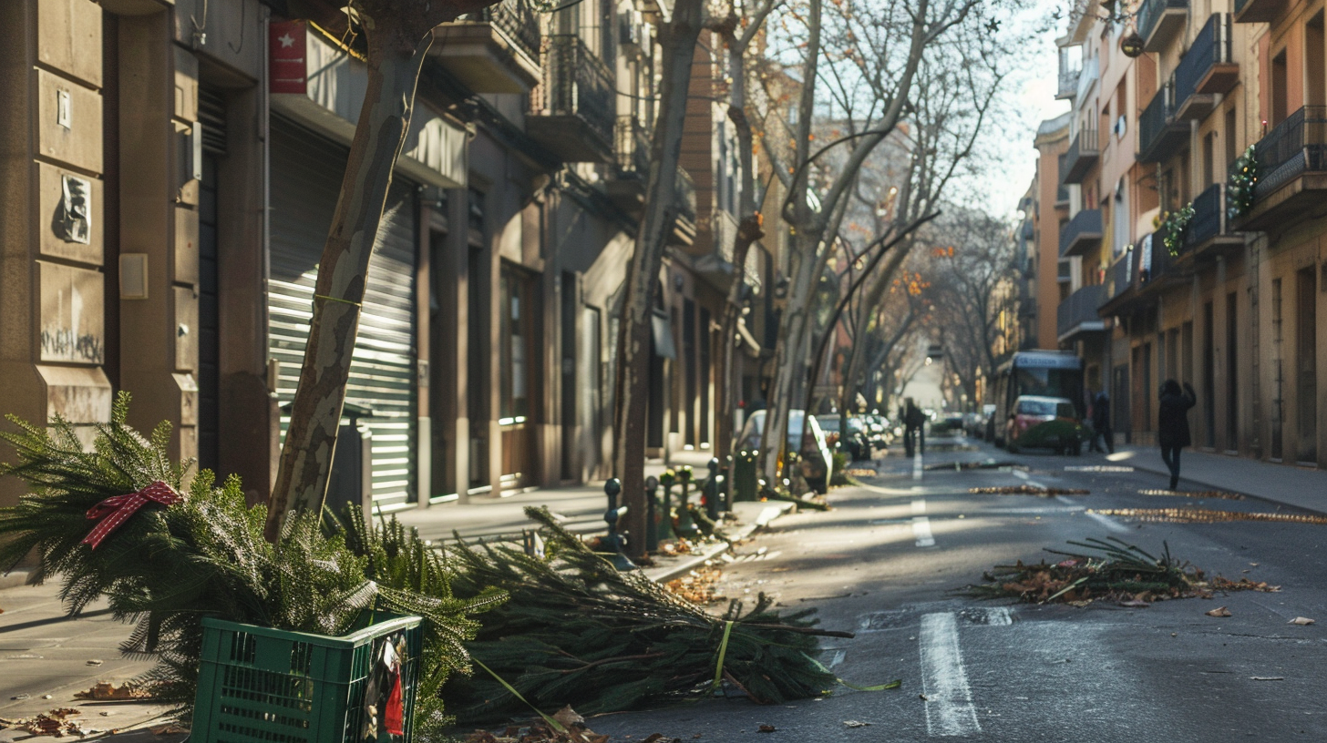 Barcelona activa 227 punts per reciclar arbres de Nadal