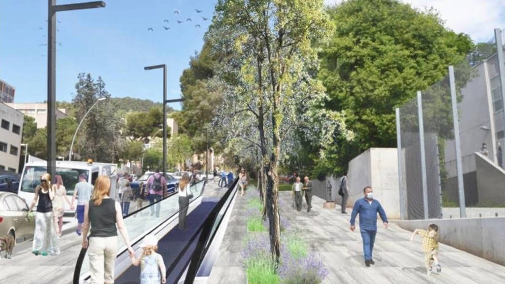 Barcelona estrenarà la seva primera rampa mecànica per a vianants a Montbau