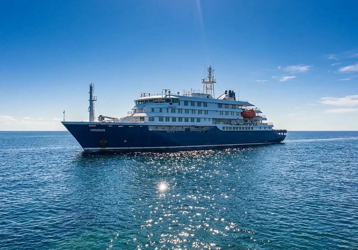 El crucero holandés MV Hondius