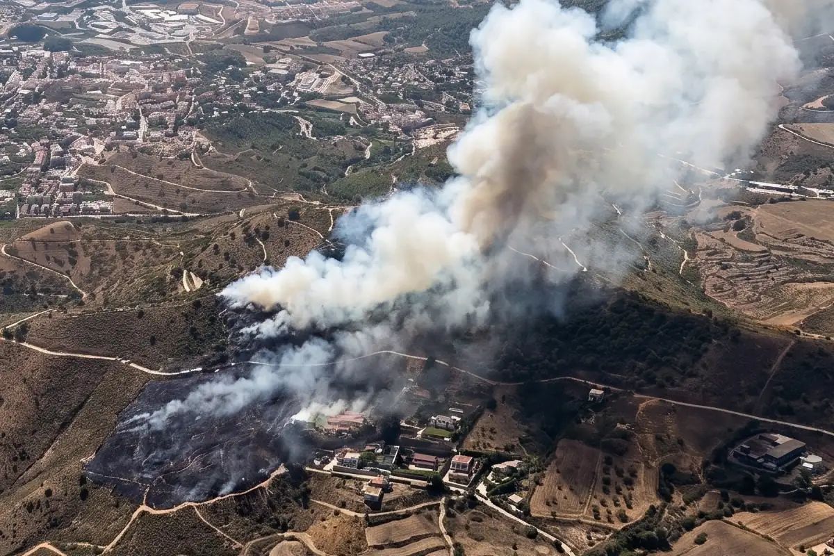 Estabilitzat l'incendi de Collserola després d'obligar a confinar part de Sarrià