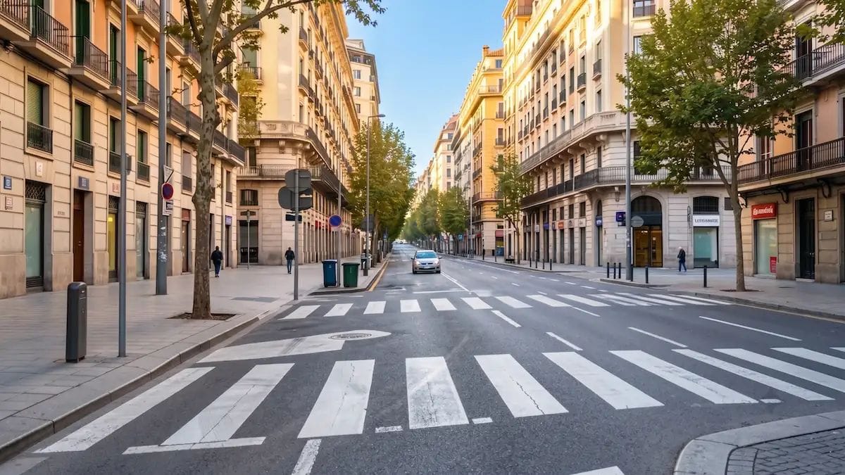Acaben les obres de Balmes amb més espai per a vianants i 102 nous arbres