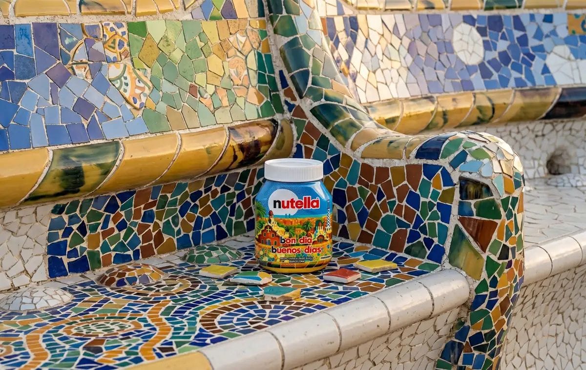 Nutella tria Catalunya: el Park Güell, icona d'una edició limitada