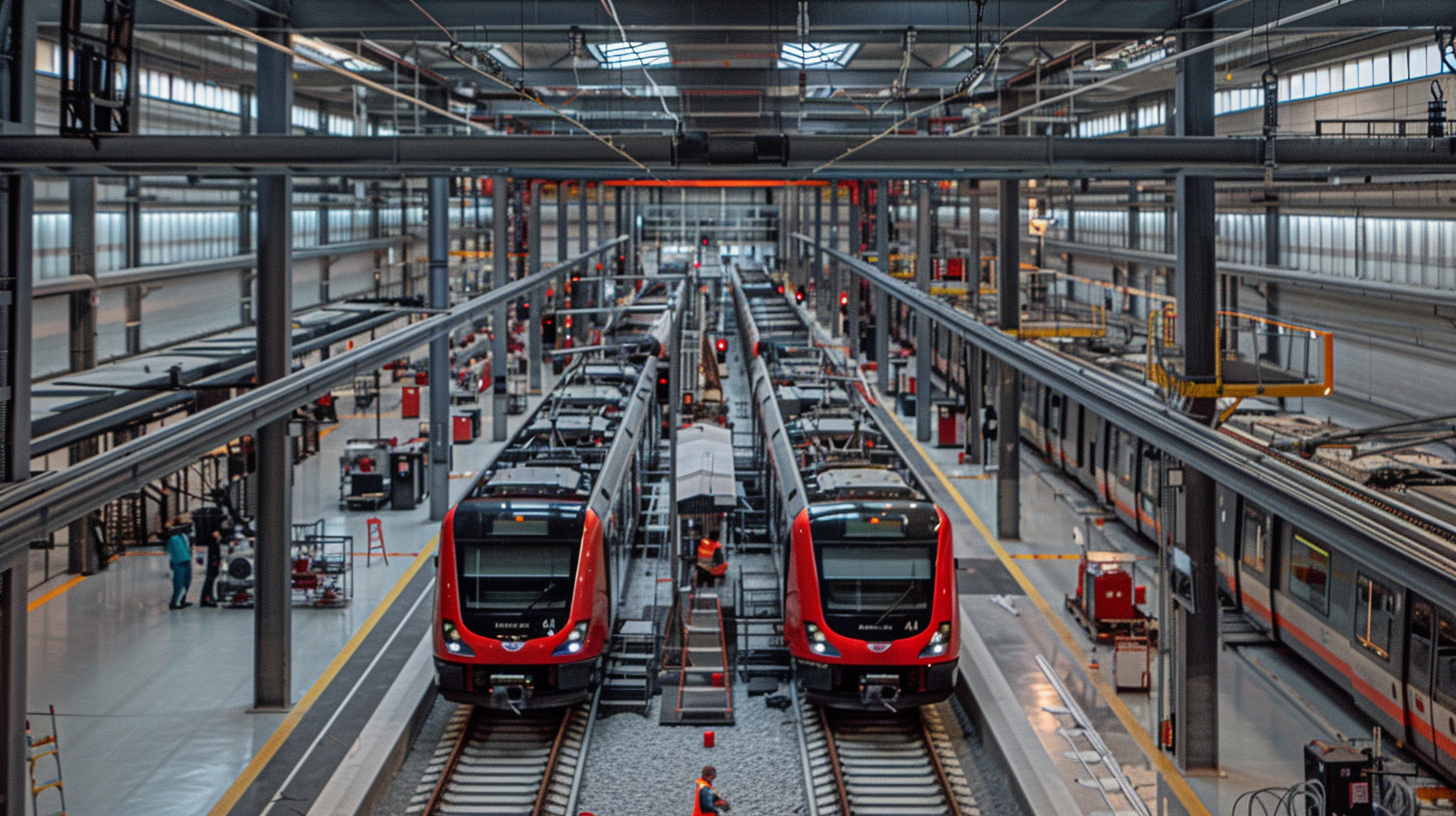 Barcelona estrena los renovados talleres de Sant Genís para la L3 del metro