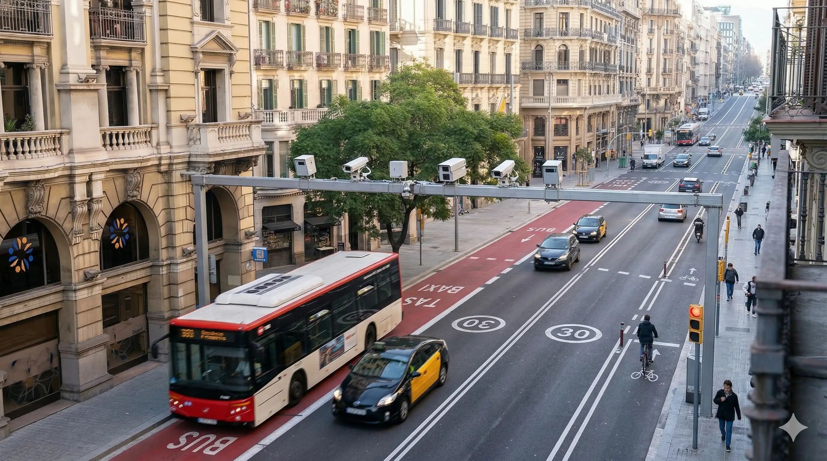 Barcelona activarà a Via Laietana multes de 90 euros