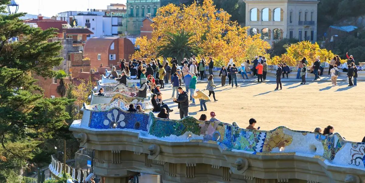 Plaça de la Natura del Park Güell.