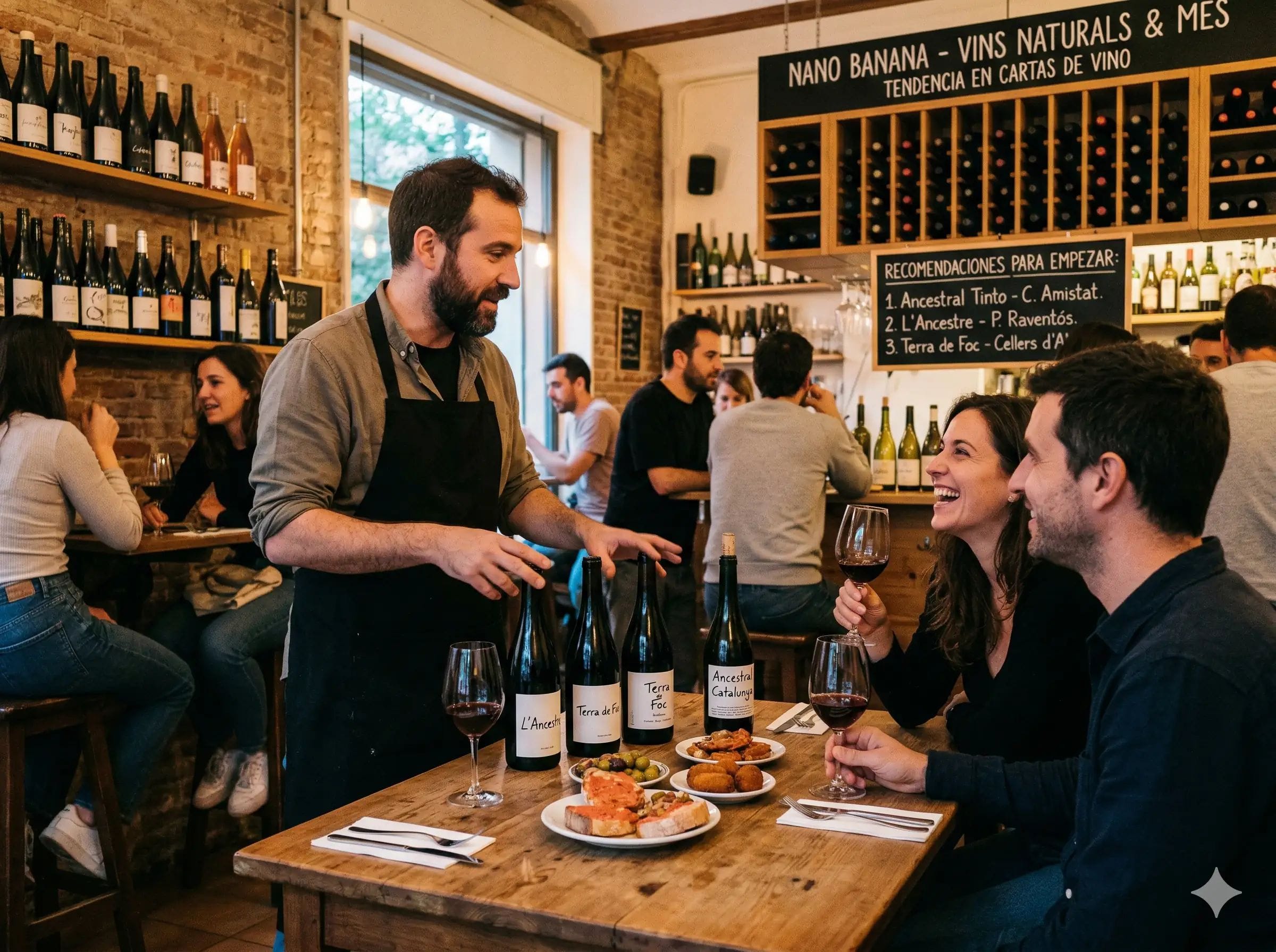 El vino natural gana peso en Barcelona