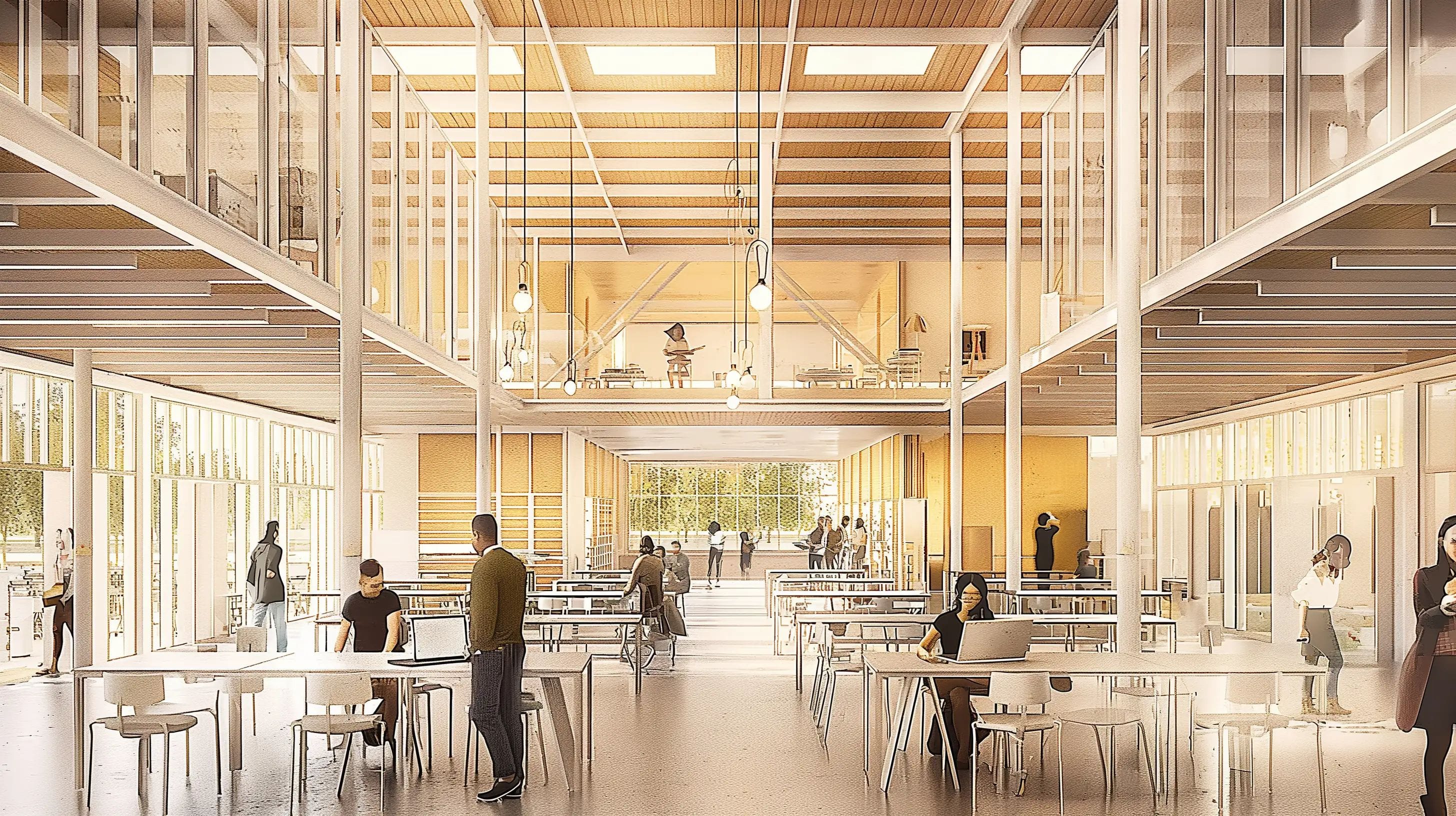 render futura biblioteca Gabriel García Márquez