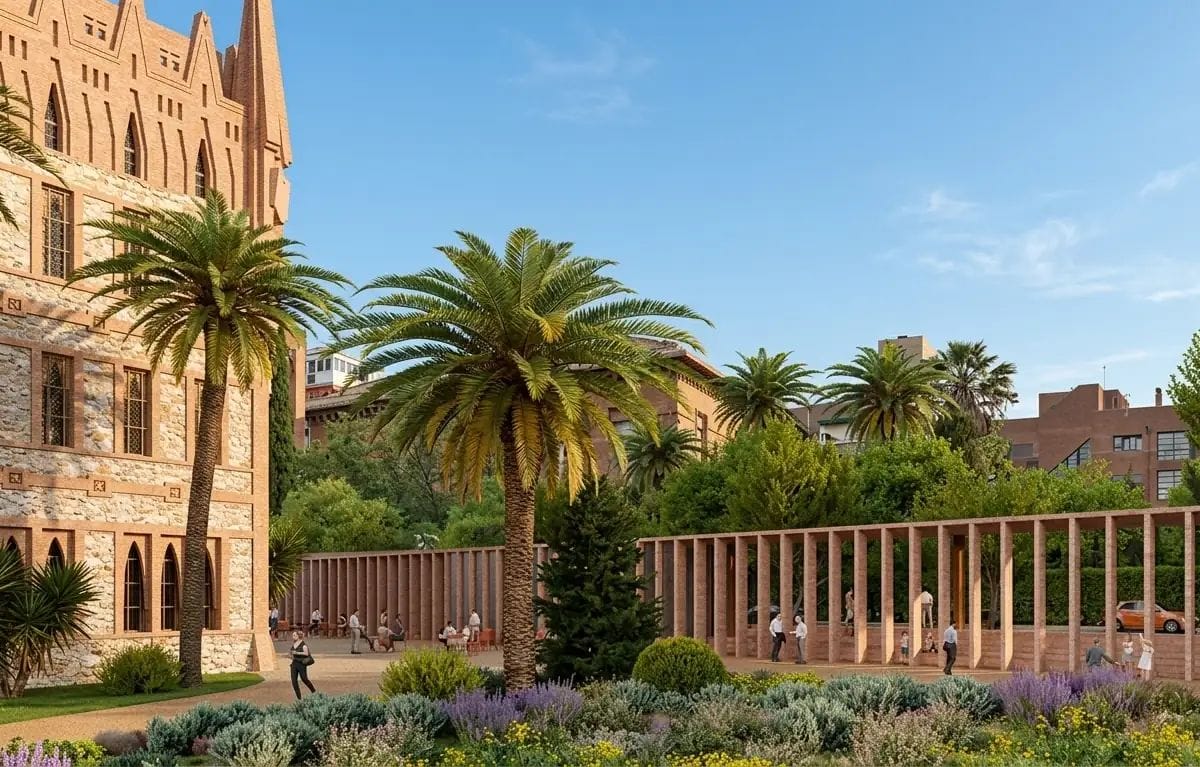 Visualització del futur museu Gaudí a Sarrià