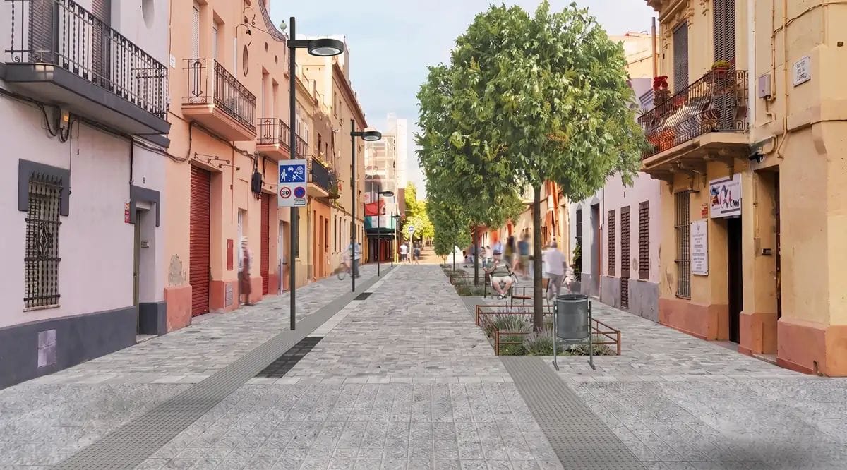 Barcelona reformarà el carrer de la Jota per millorar accessibilitat, il·luminació i zones verdes a Nou Barris