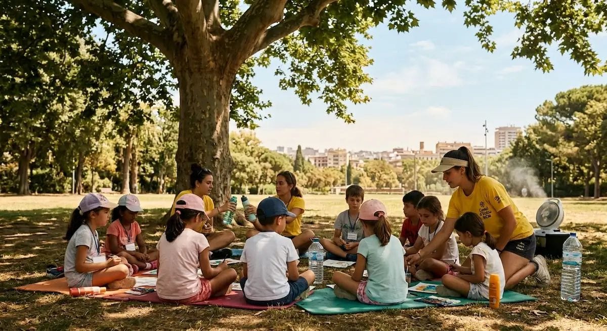 Barcelona reinventa sus casales de verano por la ola de calor