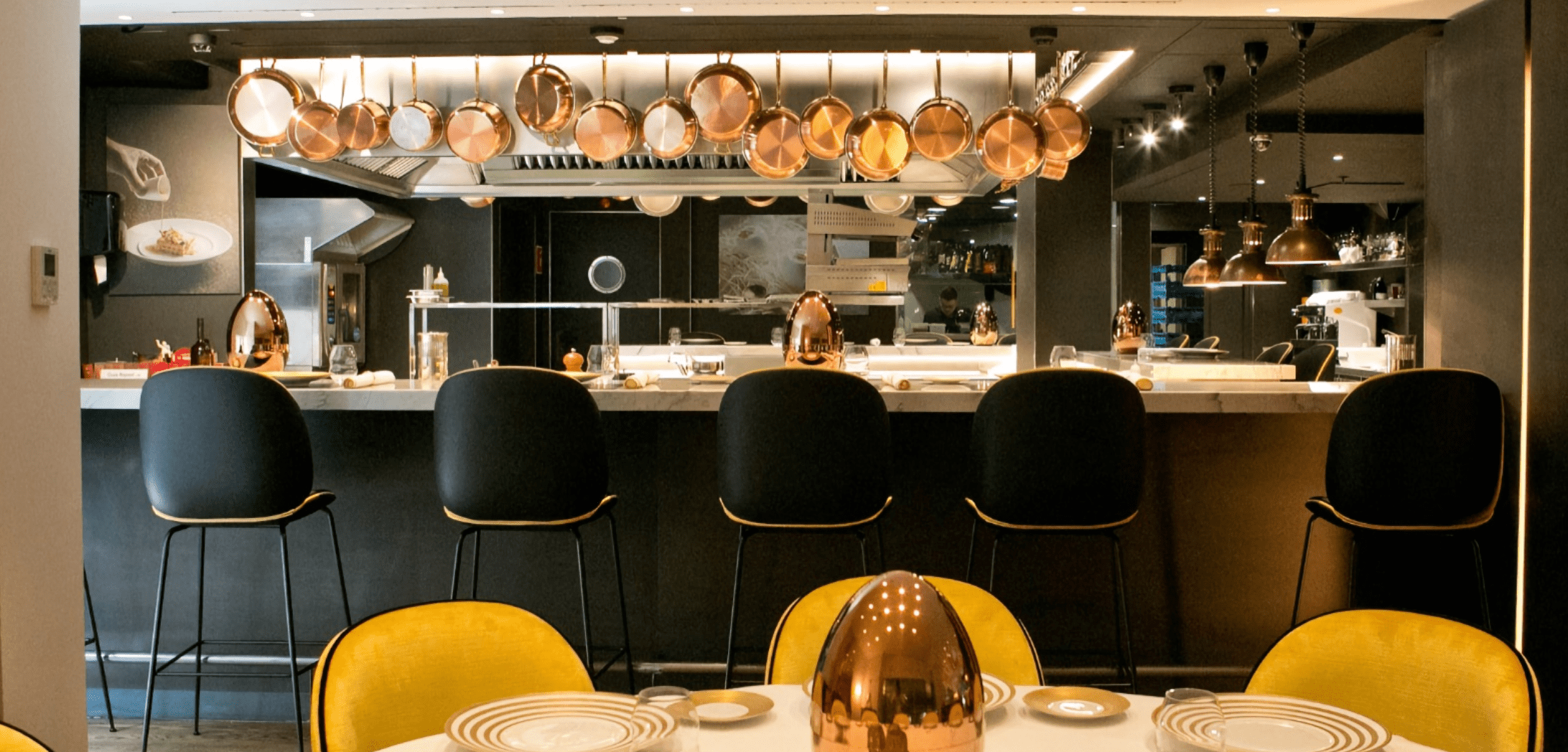 Sala del restaurant Caelis a Via Laietana