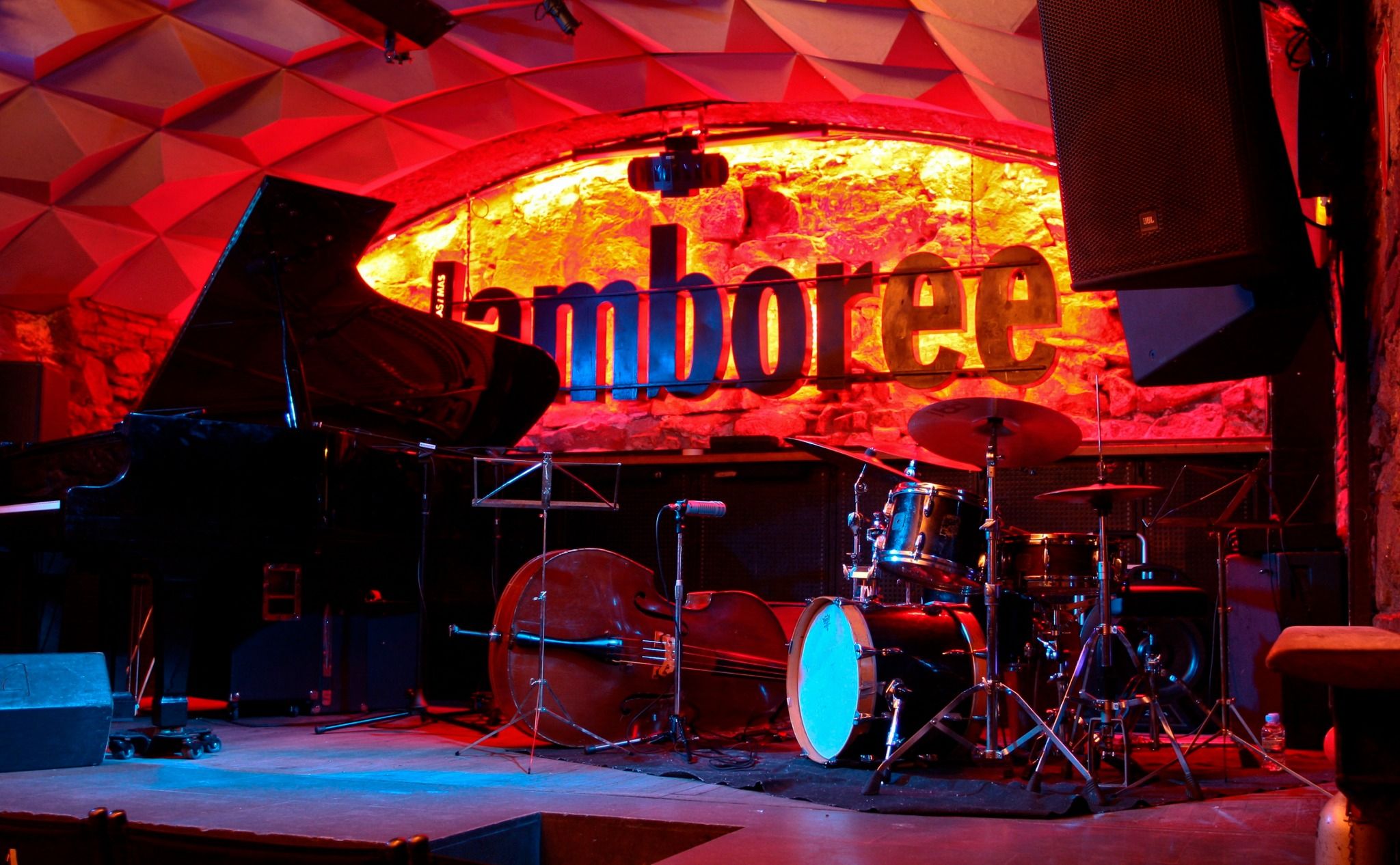 Entrada del Jamboree a la Plaça Reial de Barcelona