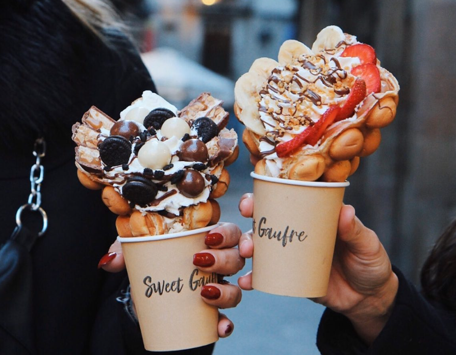 Gofres artesanals al Sweet Gaufre de La Rambla