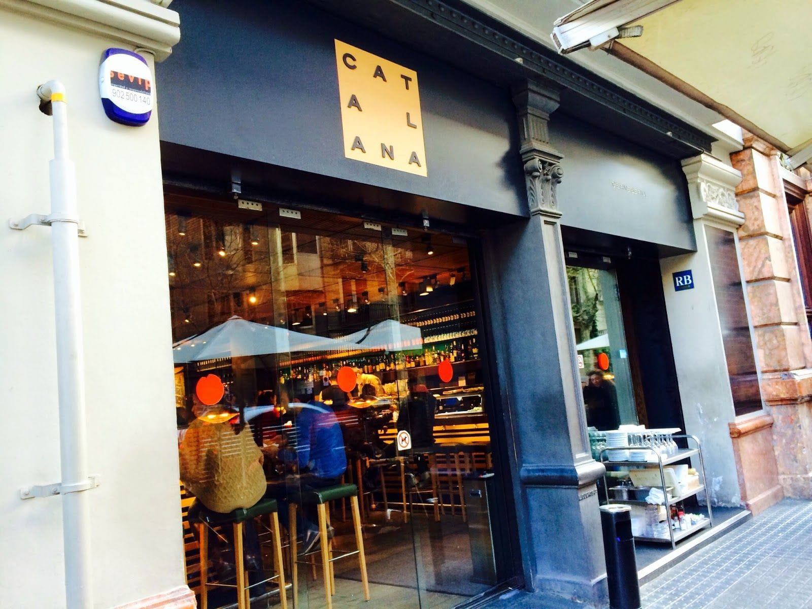 Tapes a la Cervecería Catalana del carrer Mallorca