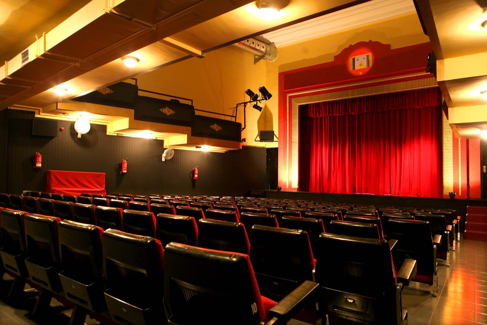 Interior del Teatre del Raval al carrer Sant Antoni Abat