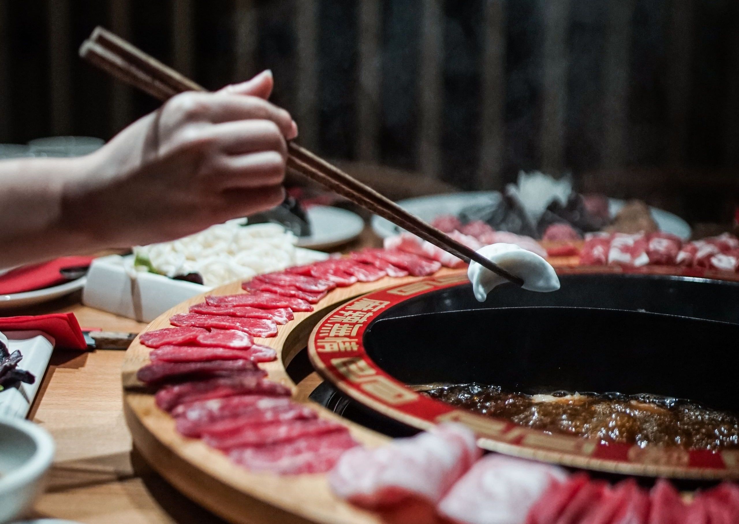 Olla calenta asiàtica al Spicy Soul HotPot del carrer Girona