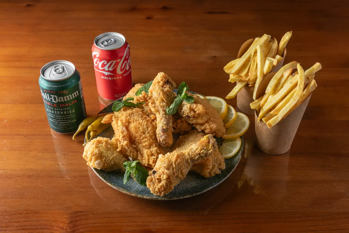 Menú Pollo frito para 2: 20,99 €